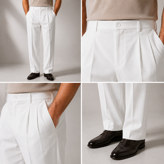 Classic Trousers White