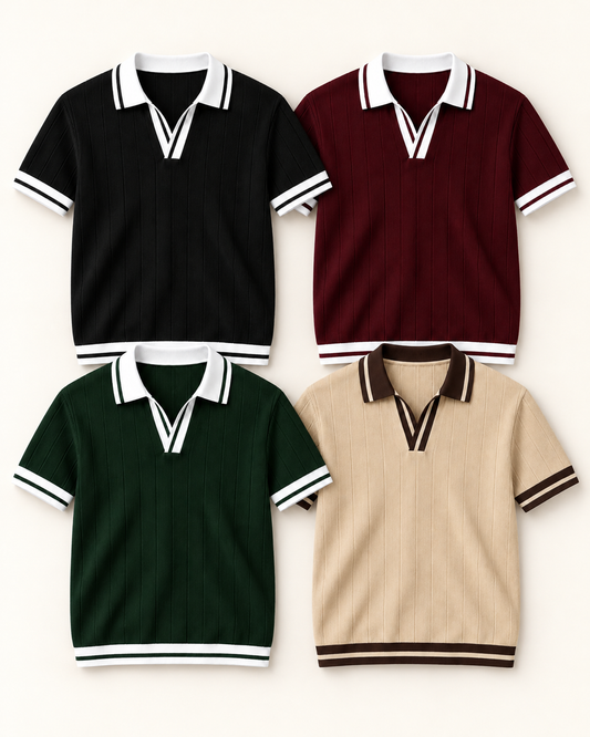 The Grand Quartet | THOMAS Knit Polo Bundle