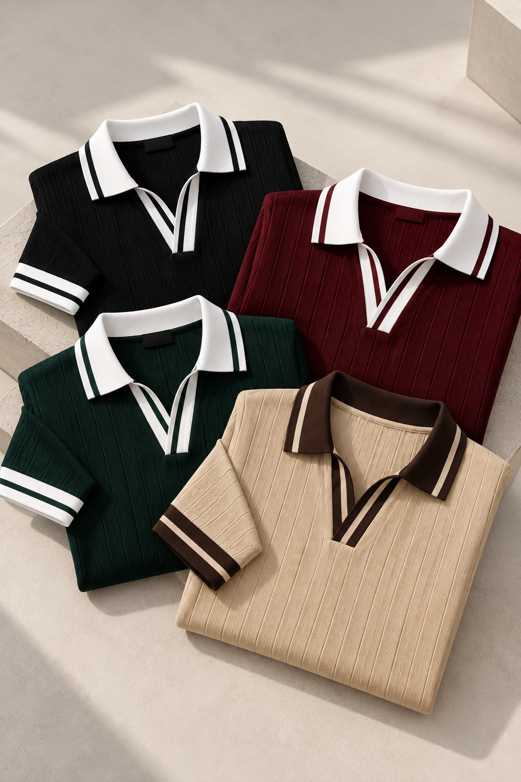 The Grand Quartet | THOMAS Knit Polo Bundle