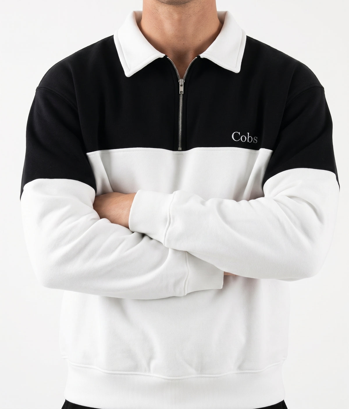 Torin Half-Knit White