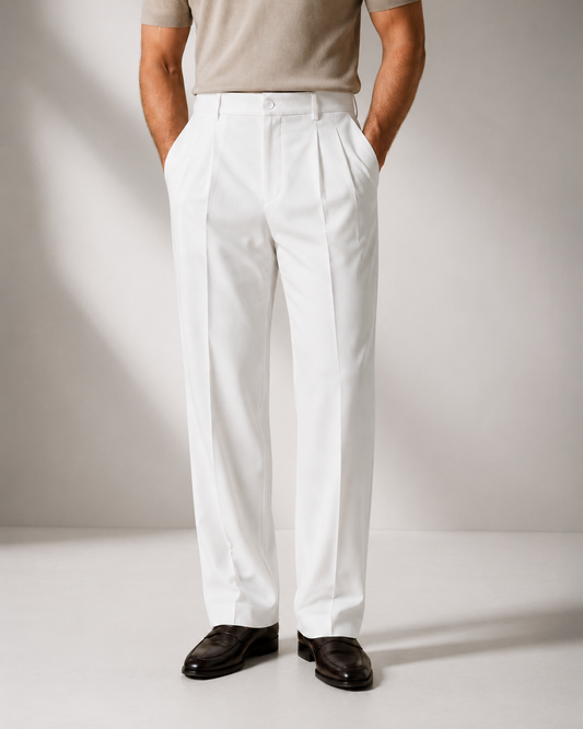 Classic Trousers White