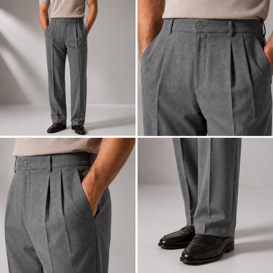 Classic Trousers Gray