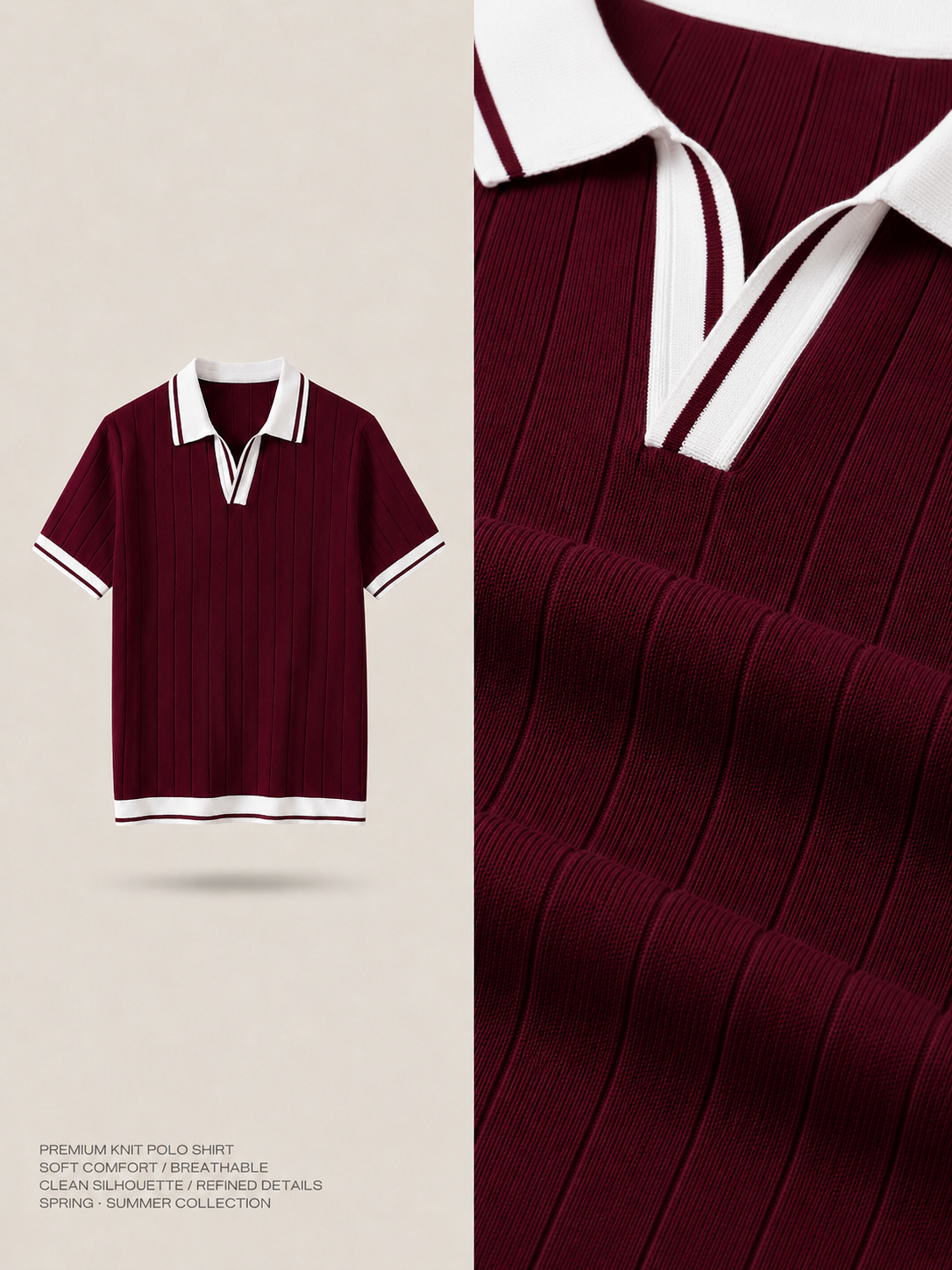 Original thomas shirt_ Burgundy