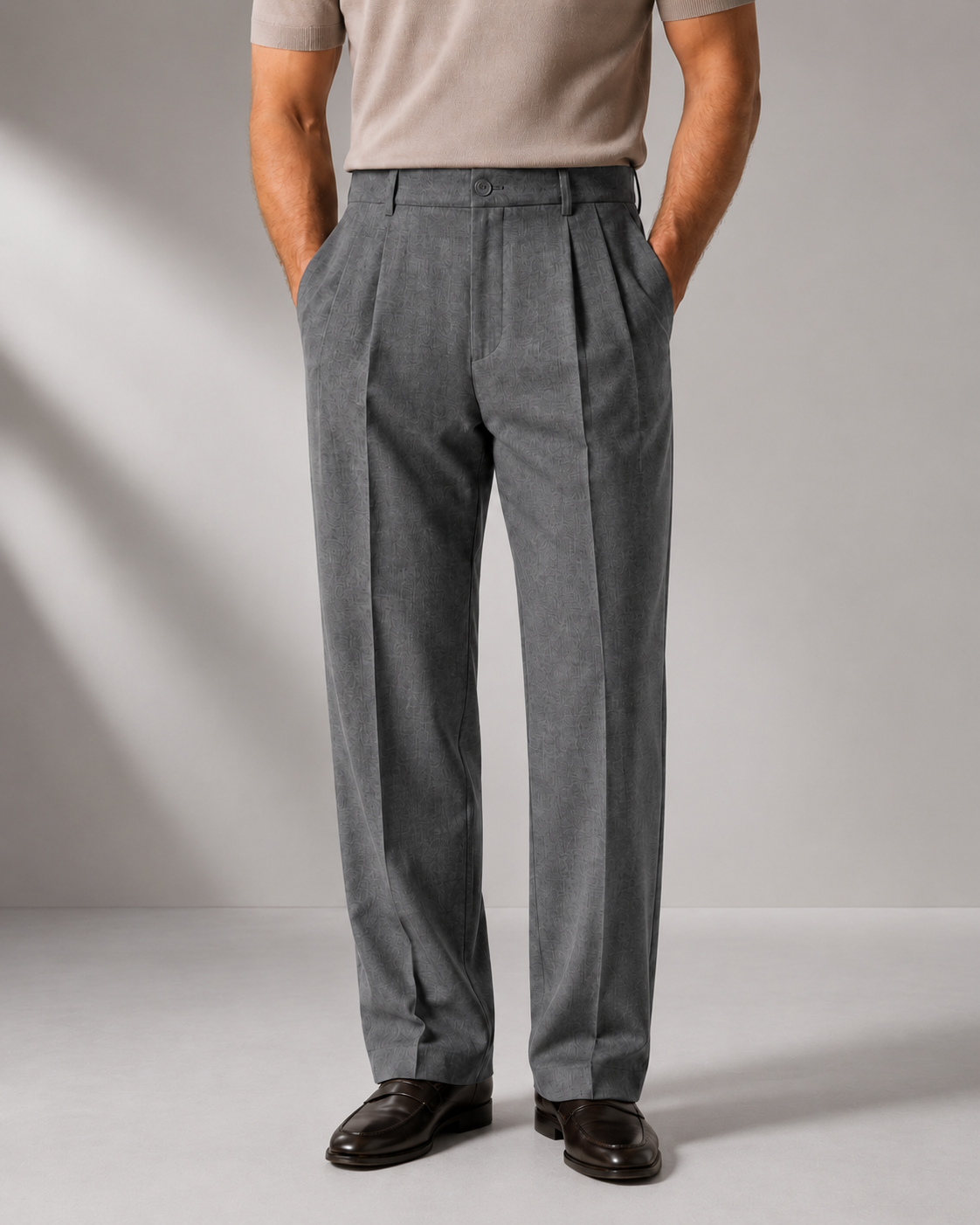 Classic Trousers Gray